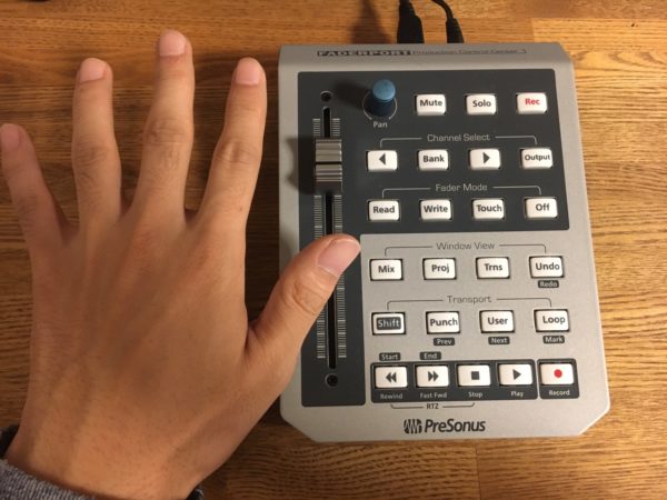 おすすめ機材】1chのみのフェーダーポート PreSonus「FaderPort 