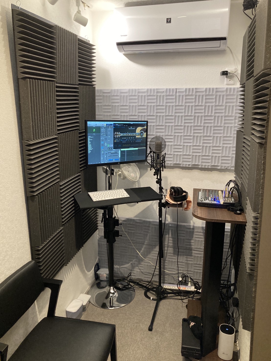 サウンドクリエイター流自宅録音スタジオ紹介～ウォークインクローゼットをボーカルブースに改造 MIT STUDIO（エムアイティ・スタジオ