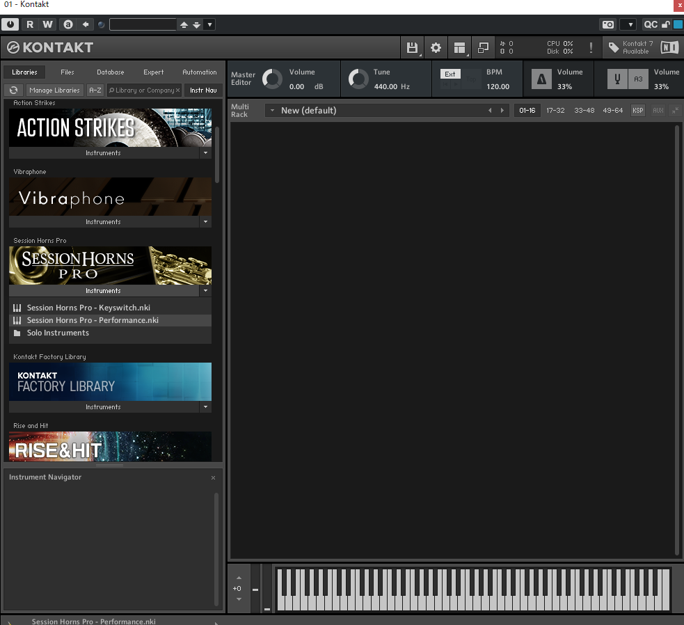 ブラス音源「Session Horns Pro」で簡単にフレーズを鳴らせる機能